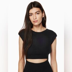 Cut-Out Knit Mini Dress